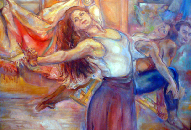Davoust rima peinture danseurs