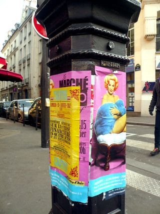 Bretagne affiches sauvages lampadaire 01 02 12 Bretagne affiches sauvages lampadaire 01 02 12