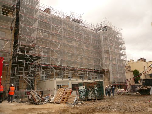 Musée picasso travaux côté jardin Musée picasso travaux côté jardin