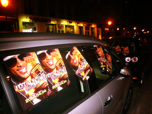 Flyers sur voiture 29 03 14
