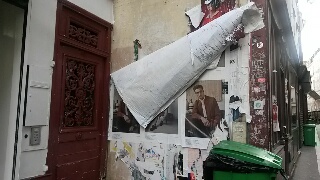 Michel le comte affiches décollées 16 04 16 Michel le comte affiches décollées 16 04 16