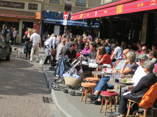 Contrescarpe terrasse scandaleuse